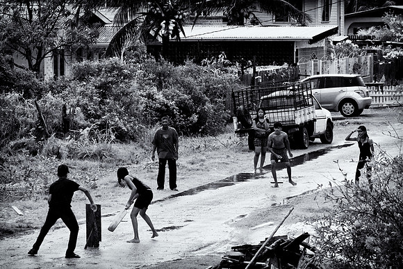 Cricket in the Rain